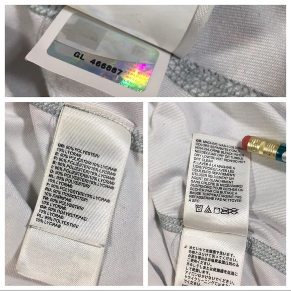 🐾 The North Face Sz S/P Gray/Orange Workout Top - Picture 5 of 8